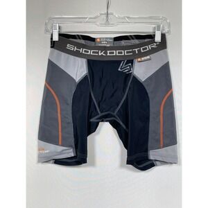 Shock Doctor 258 Core Black Gray Softball Slider Shorts No Pad Women's MEDIUM
